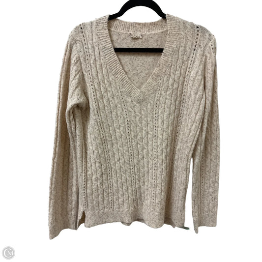 Sweater By Hem & Thread In Tan, Size: L