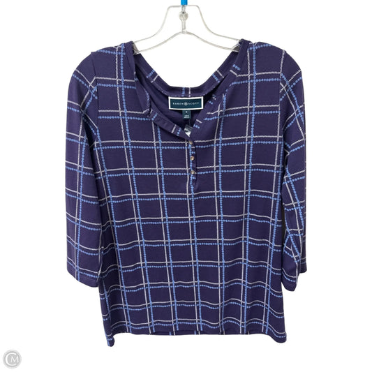 Top Long Sleeve By Karen Scott In Purple, Size: M