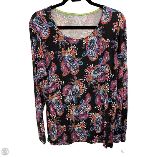 Top Long Sleeve By Vera Bradley In Multi-colored, Size: Xl