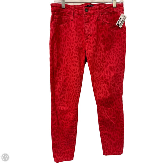 Jeans Skinny By Joes Jeans In Red, Size: 4
