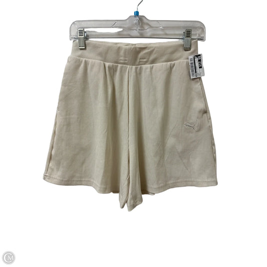 Athletic Shorts By Puma In Cream, Size: S