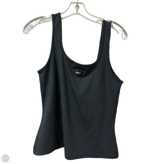 Athletic Tank Top By Reebok In Black, Size: M