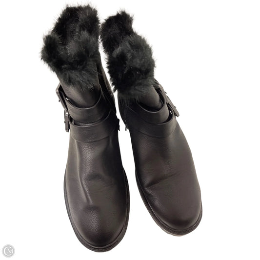 Boots Ankle Heels By Universal Thread In Black, Size: 10