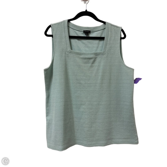 Top Sleeveless By Ann Taylor In Blue, Size: Xl