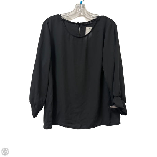 Top Long Sleeve By Boohoo Boutique In Black, Size: Xl