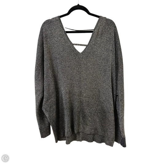Sweater By Lane Bryant In Silver, Size: 4x