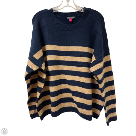 Sweater By Vince Camuto In Blue & Brown, Size: L