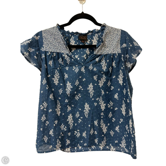 Top Short Sleeve By Mod In Blue, Size: S