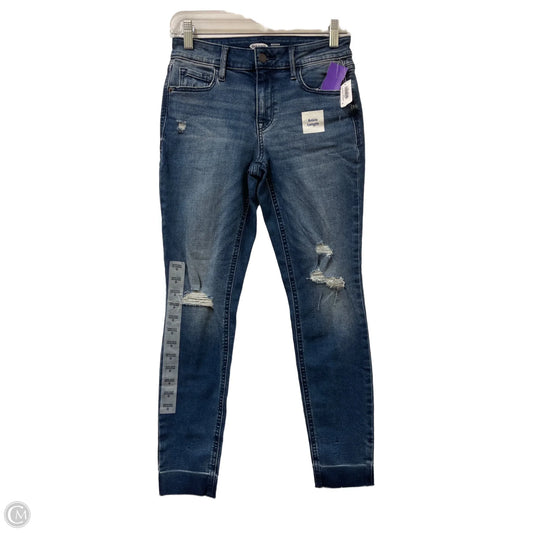 Jeans Skinny By Old Navy In Blue Denim, Size: 0