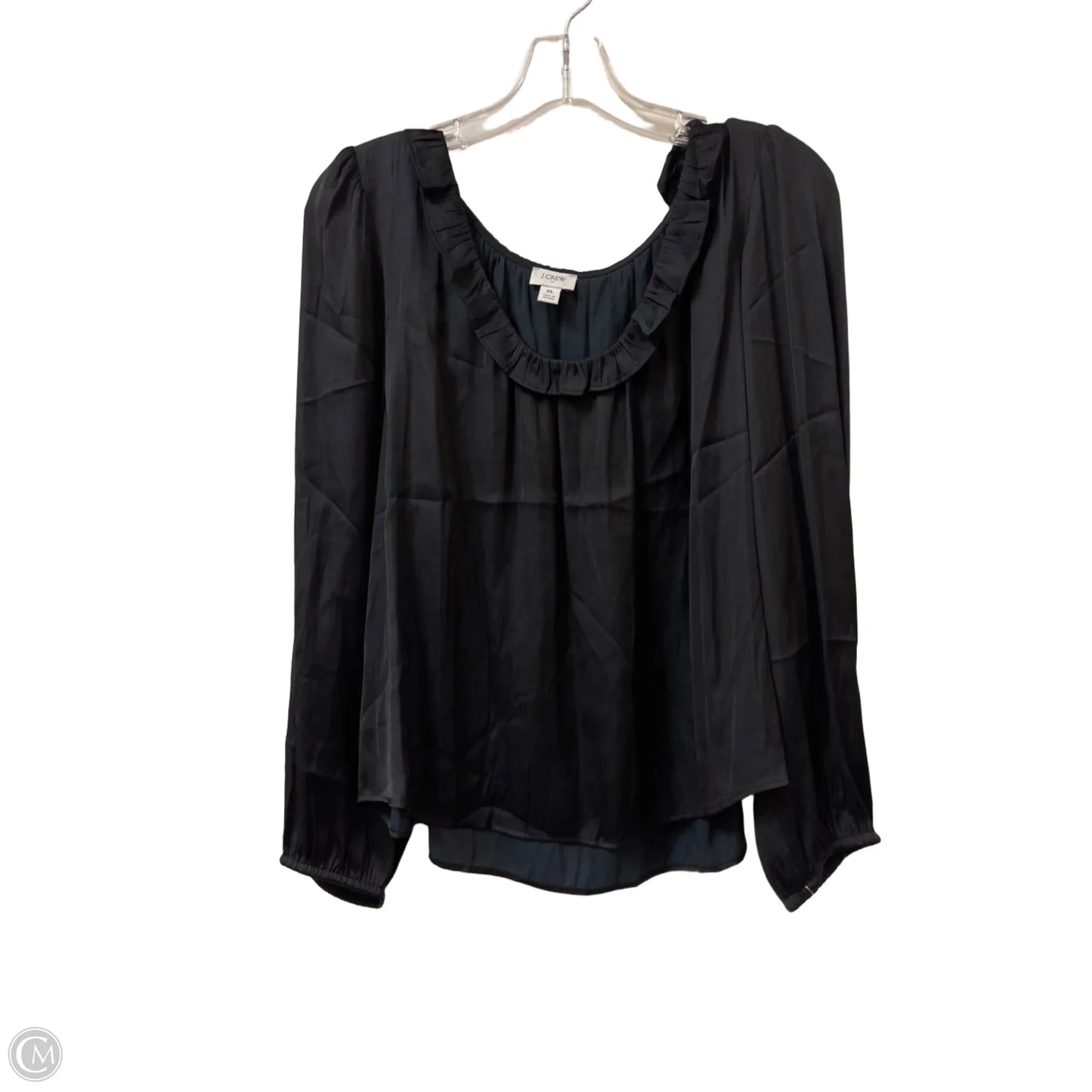Top Long Sleeve By J. Crew In Black, Size: Xl