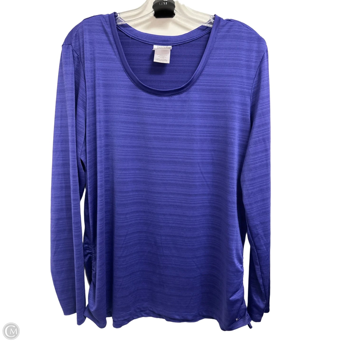 Athletic Top Long Sleeve Crewneck By Danskin In Purple, Size: 1x