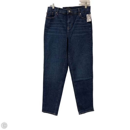 Jeans Straight By Banana Republic In Blue Denim, Size: 2