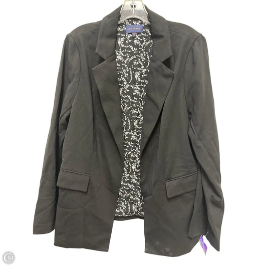 Blazer By Skies Are Blue In Black, Size: 1x
