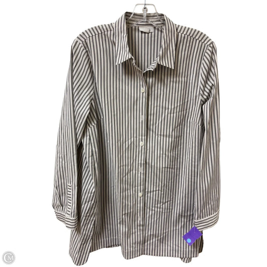 Blouse Long Sleeve By J. Jill In Multi-colored, Size: L
