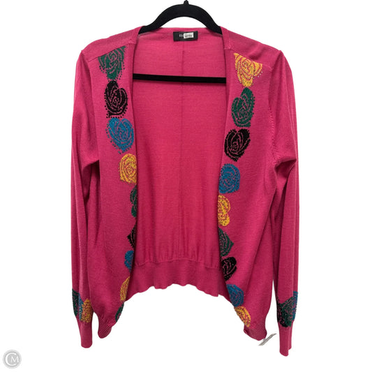 Cardigan By Clothes Mentor In Pink, Size: Xl