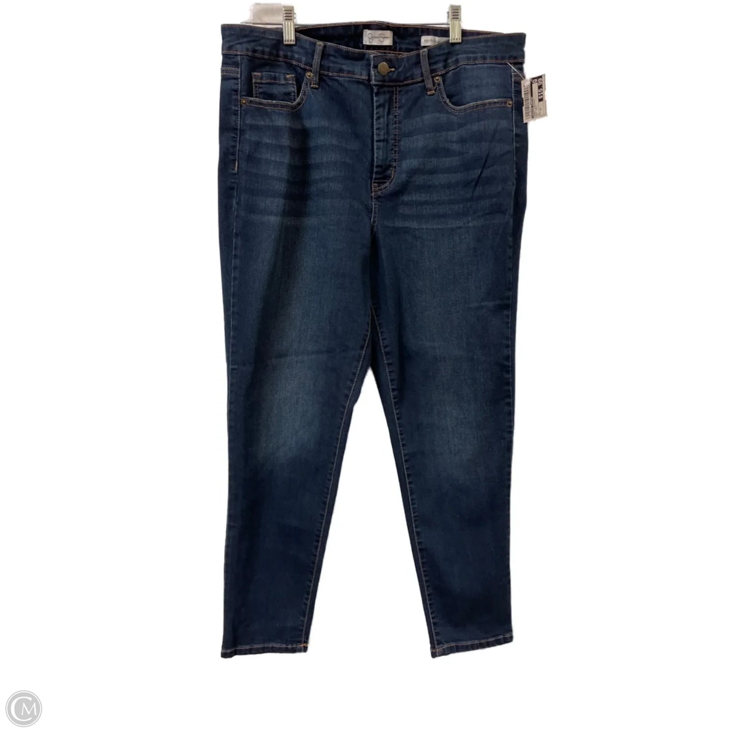 Jeans Straight By Jessica Simpson In Blue Denim, Size: 14