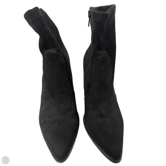 Boots Ankle Heels By Steve Madden In Black, Size: 7.5
