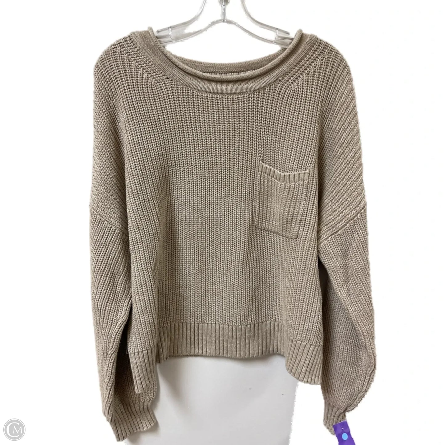 Sweater By Gap In Tan, Size: M