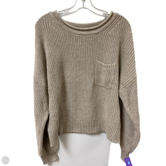 Sweater By Gap In Tan, Size: M