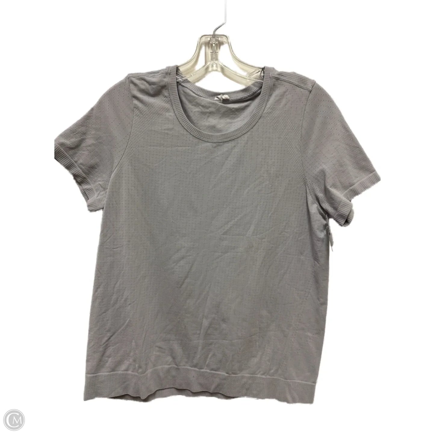 Athletic Top Short Sleeve By Athleta In Purple, Size: L