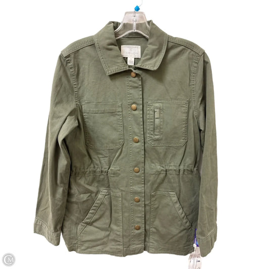 Jacket Other By Caslon In Green, Size: Xs