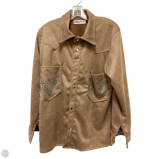 Jacket Other By Clothes Mentor In Brown, Size: Xl