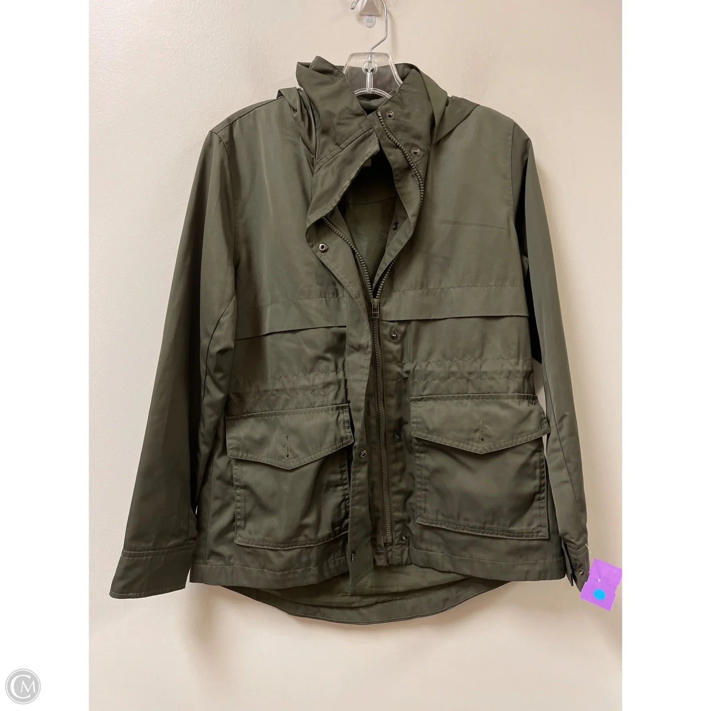 Coat Raincoat By Universal Thread In Green, Size: Xs