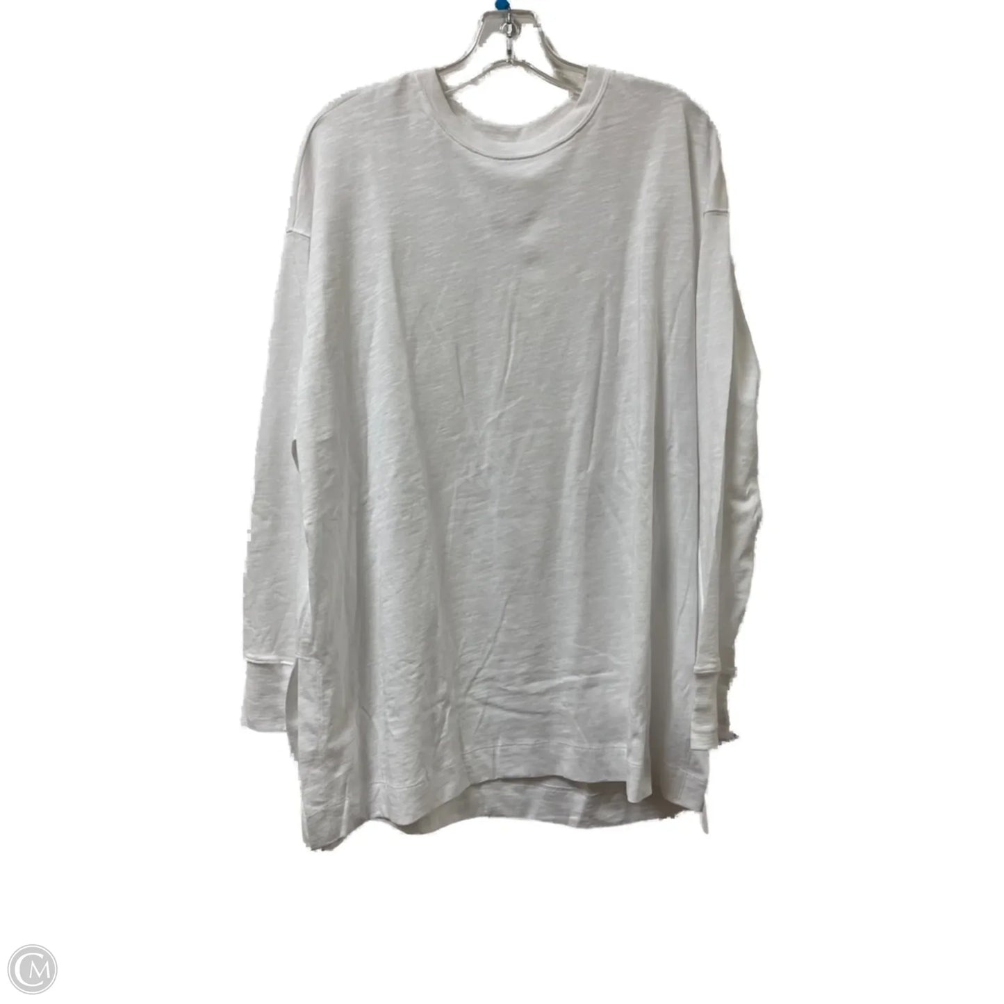 Top Long Sleeve By Old Navy In White, Size: L