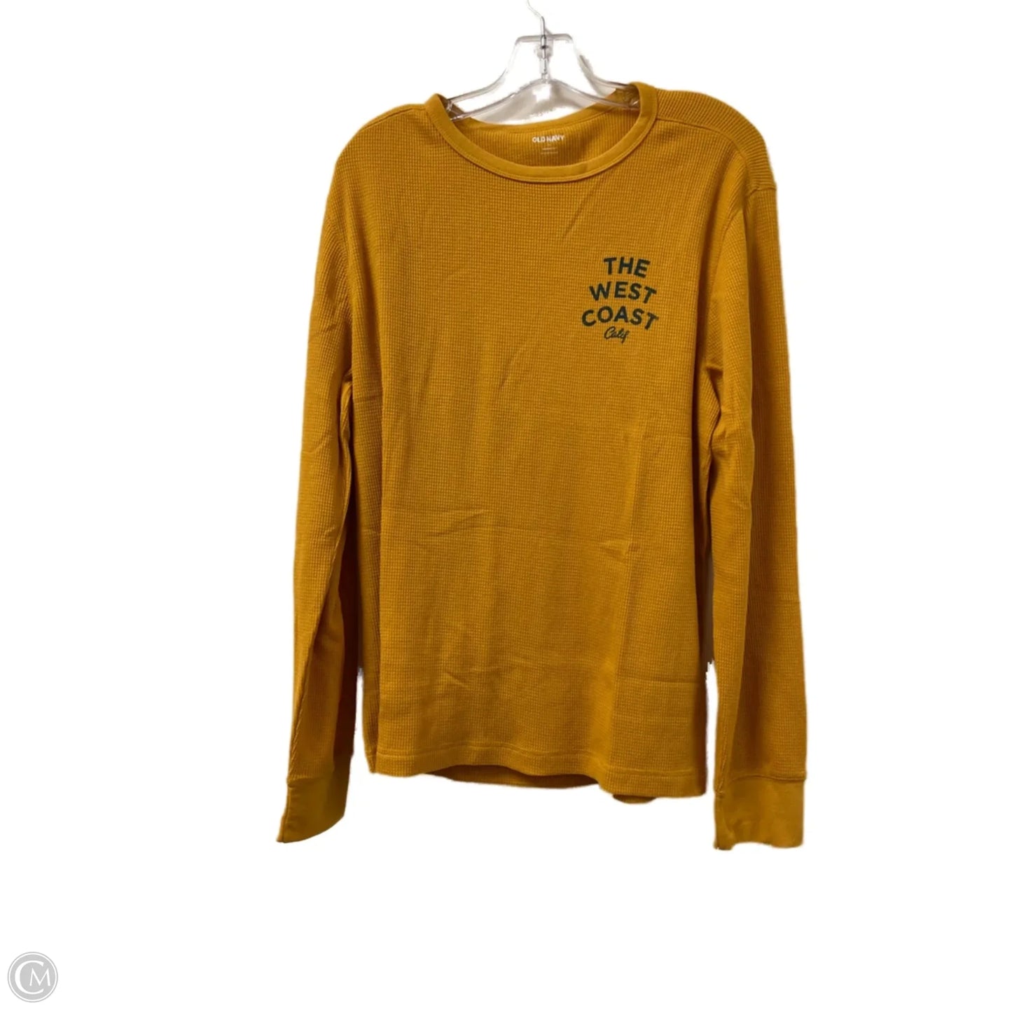 Top Long Sleeve By Old Navy In Yellow, Size: L