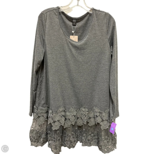 Dress Casual Midi By Clothes Mentor In Grey, Size: Xl