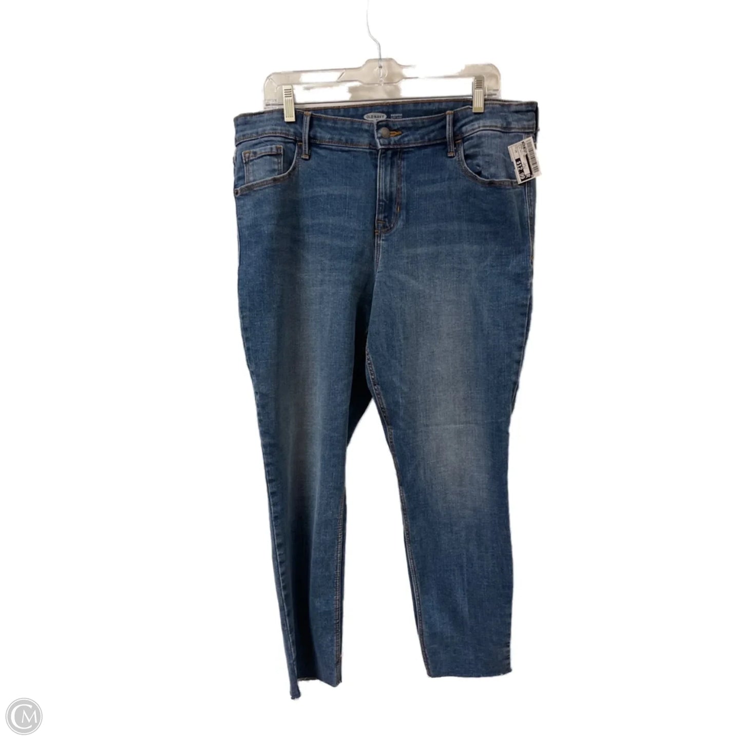 Jeans Skinny By Old Navy In Blue Denim, Size: 14