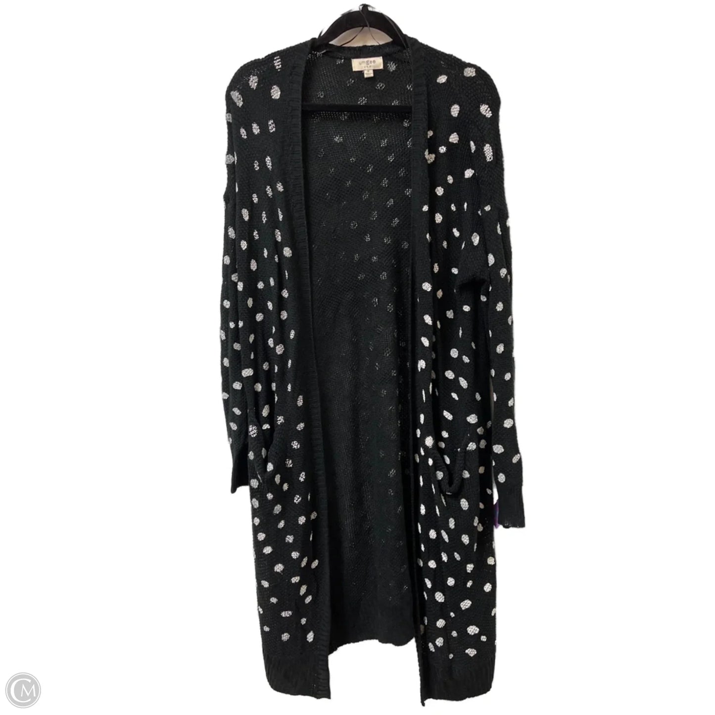 Cardigan By Umgee In Black & White, Size: M