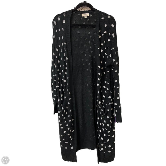 Cardigan By Umgee In Black & White, Size: M