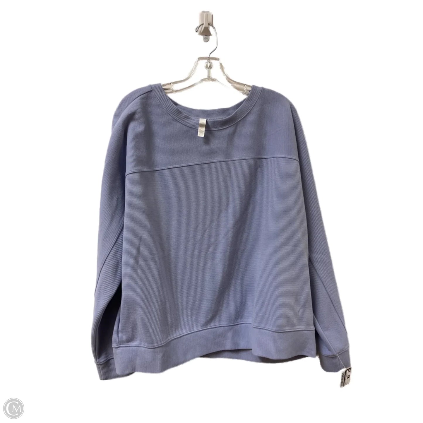 Athletic Sweatshirt Crewneck By Zella In Purple, Size: L