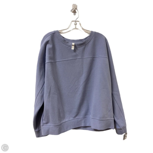 Athletic Sweatshirt Crewneck By Zella In Purple, Size: L
