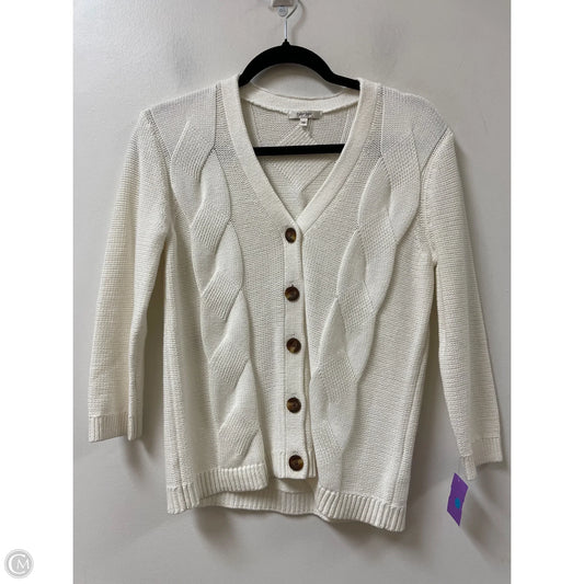 Cardigan By Tyler Boe In Cream, Size: Xs