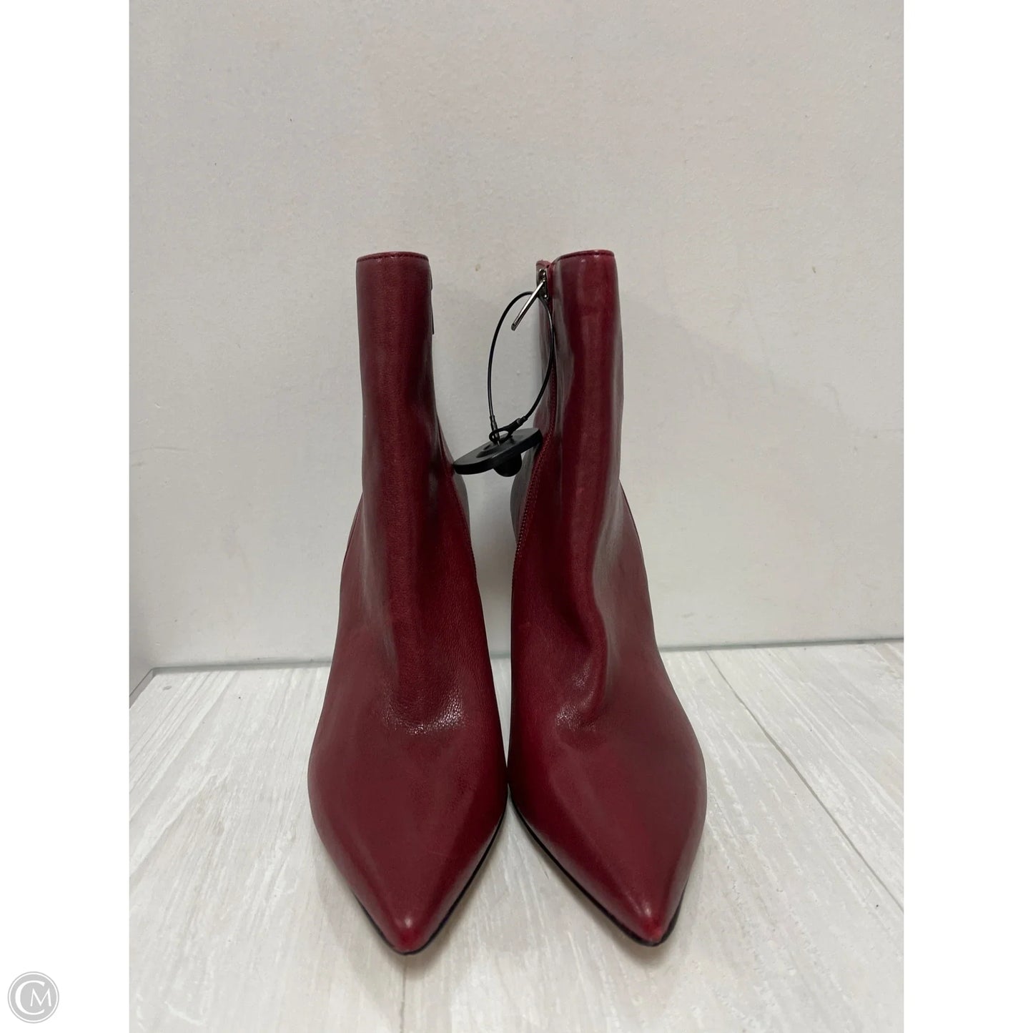Boots Leather By Vince Camuto In Red, Size: 8