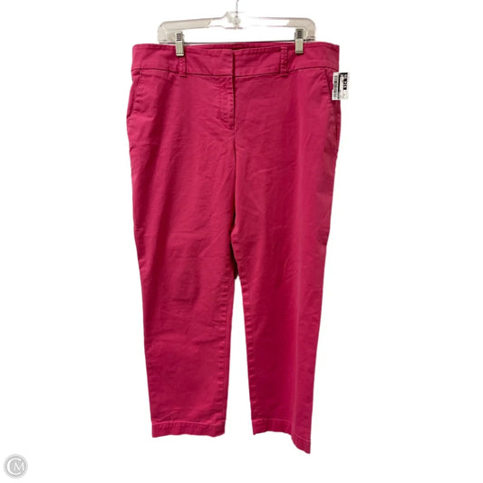 Pants Other By Talbots In Pink, Size: 14