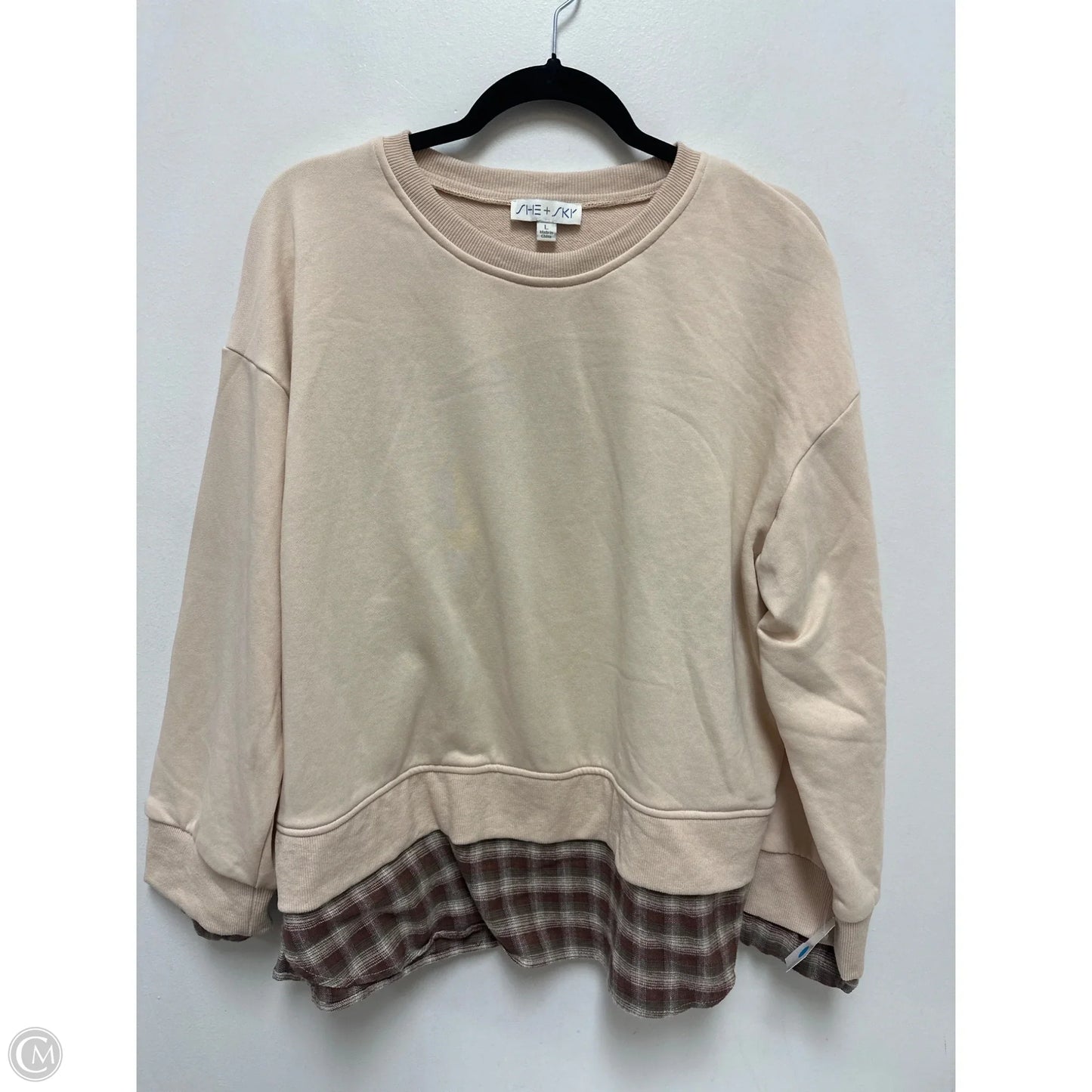 Sweater By She + Sky In Cream, Size: L