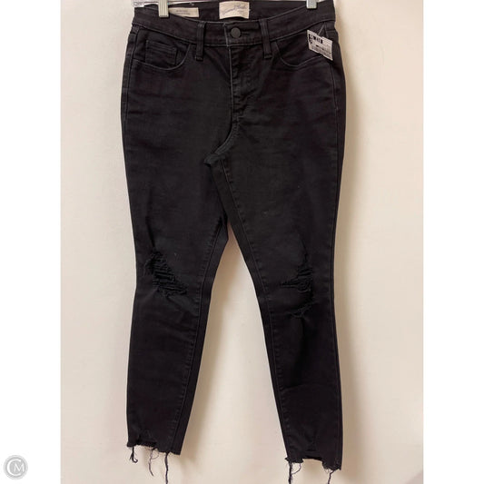 Jeans Skinny By Universal Thread In Black, Size: 4