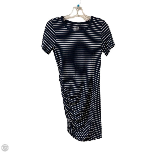 Dress Casual Midi By Time And Tru In Blue, Size: Xs