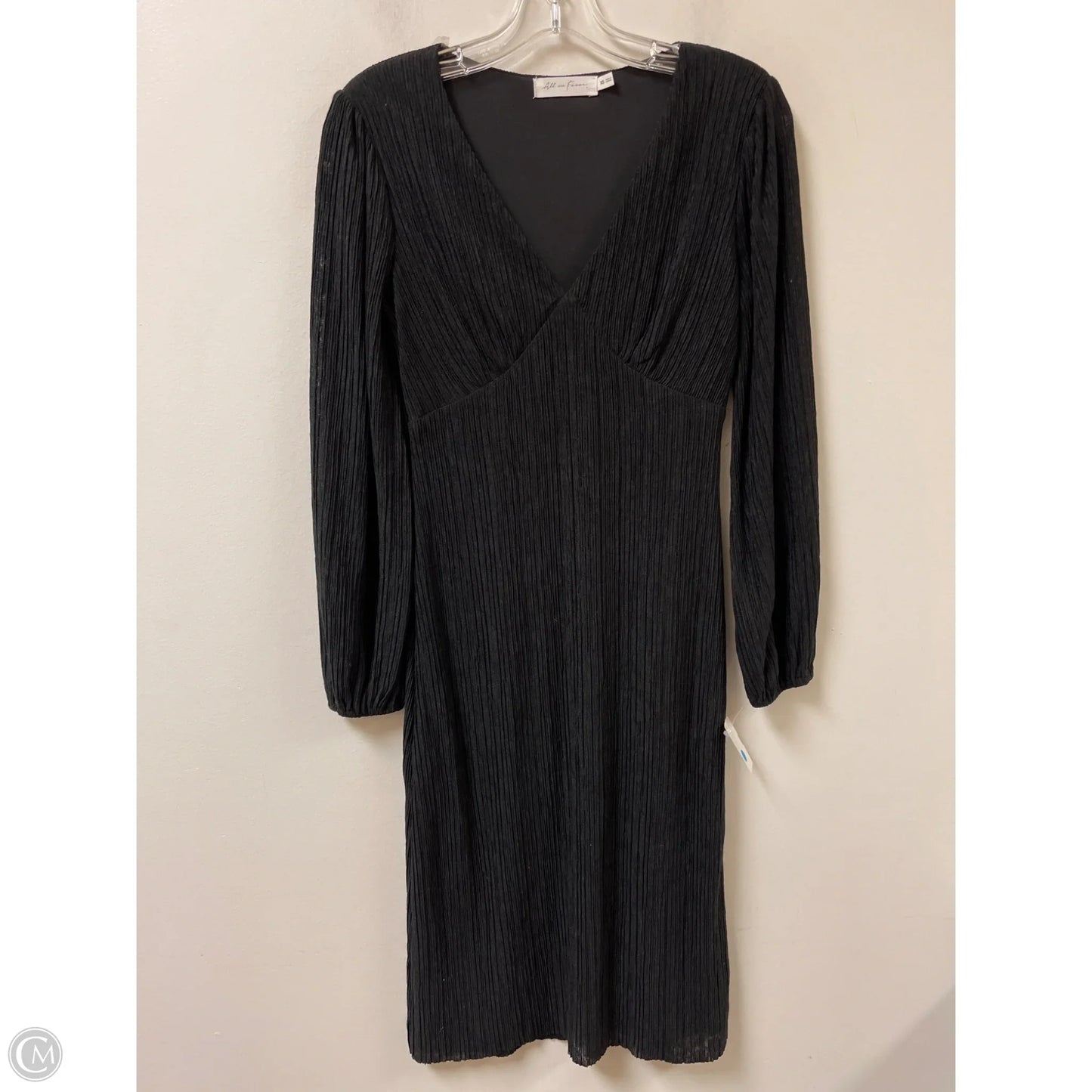 Dress Casual Midi By Clothes Mentor In Black, Size: Xs