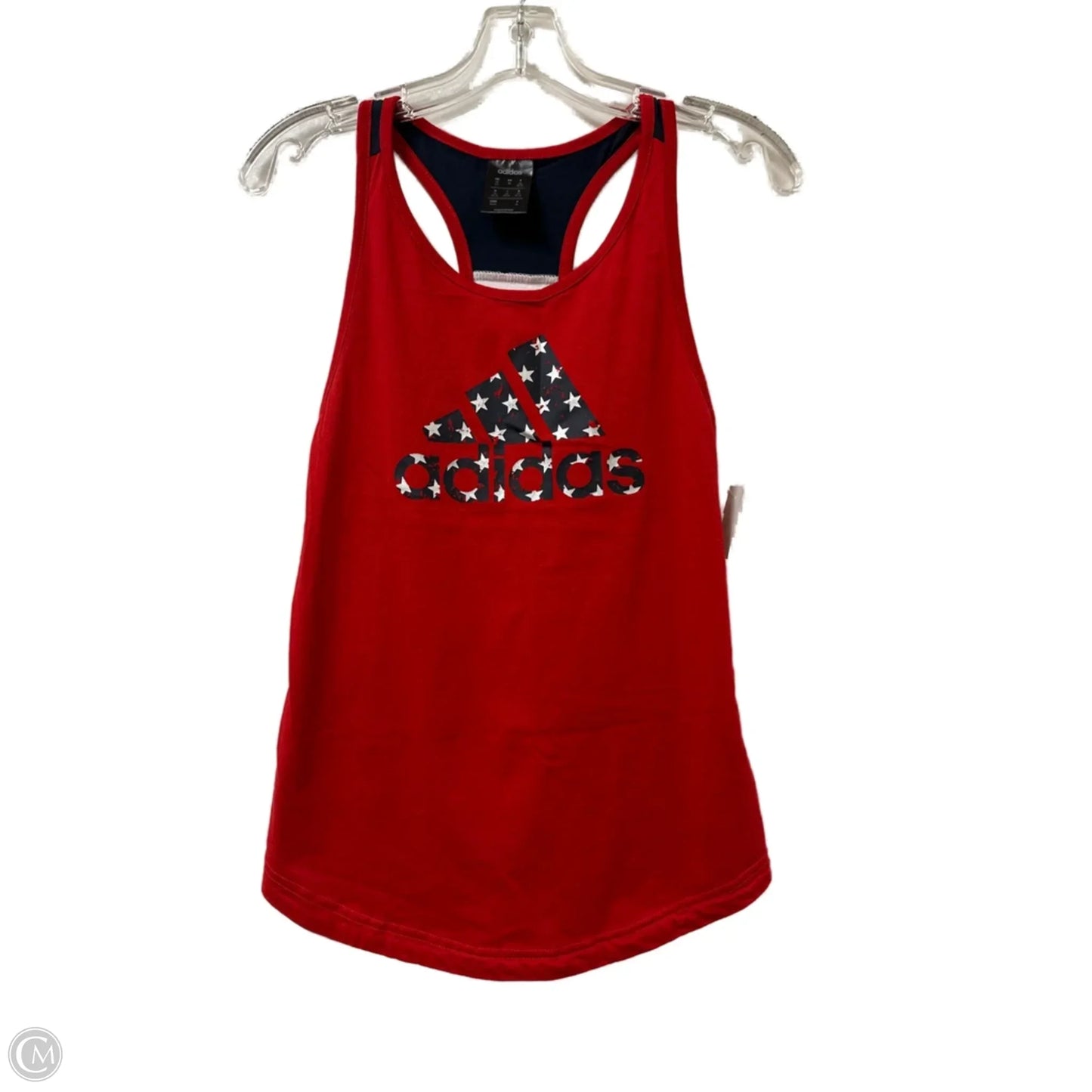 Athletic Tank Top By Adidas In Red, Size: Xs