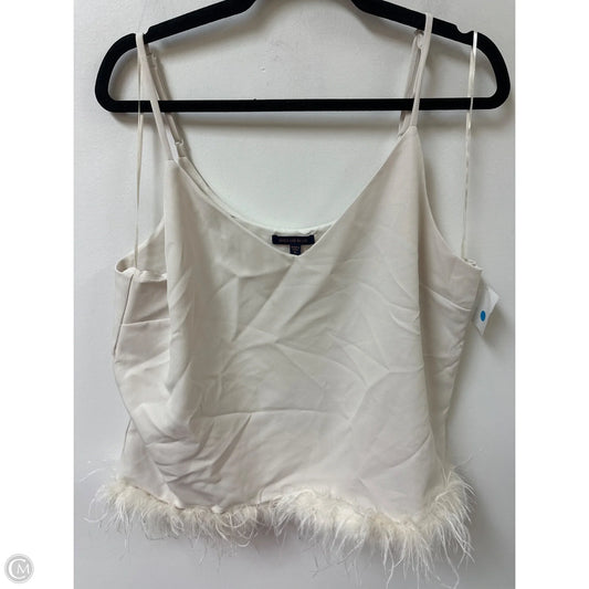 Top Sleeveless By Skies Are Blue In Cream, Size: Xl