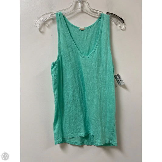 Top Sleeveless By J. Crew In Green, Size: S