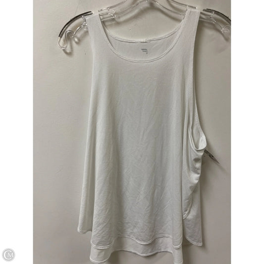 Athletic Tank Top By Fabletics In White, Size: Xl