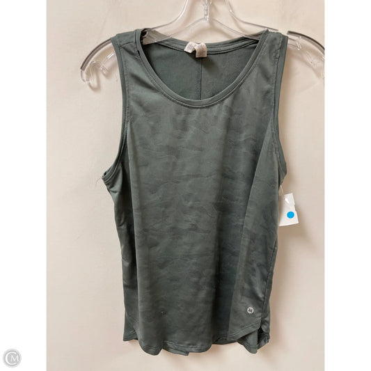 Athletic Tank Top By Rbx In Green, Size: M
