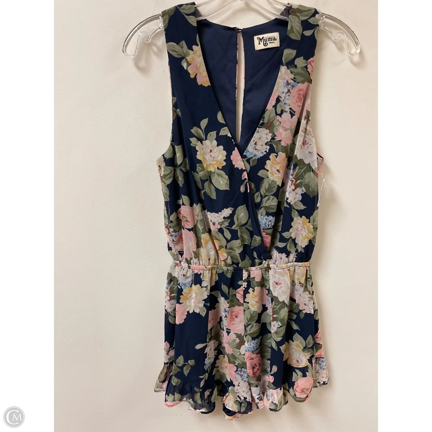 Romper By Mumu In Floral Print, Size: S