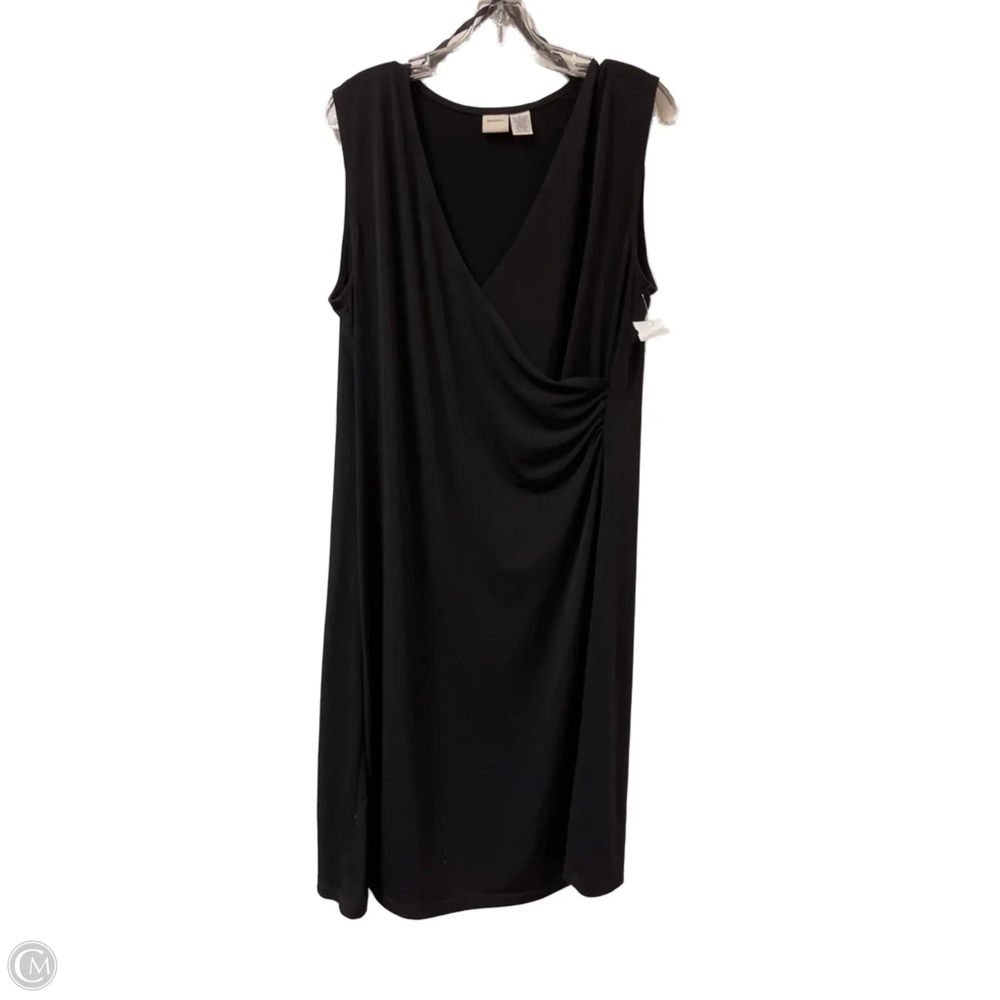 Dress Casual Midi By Merona In Black, Size: Xl