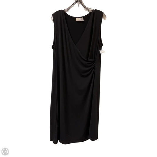 Dress Casual Midi By Merona In Black, Size: Xl